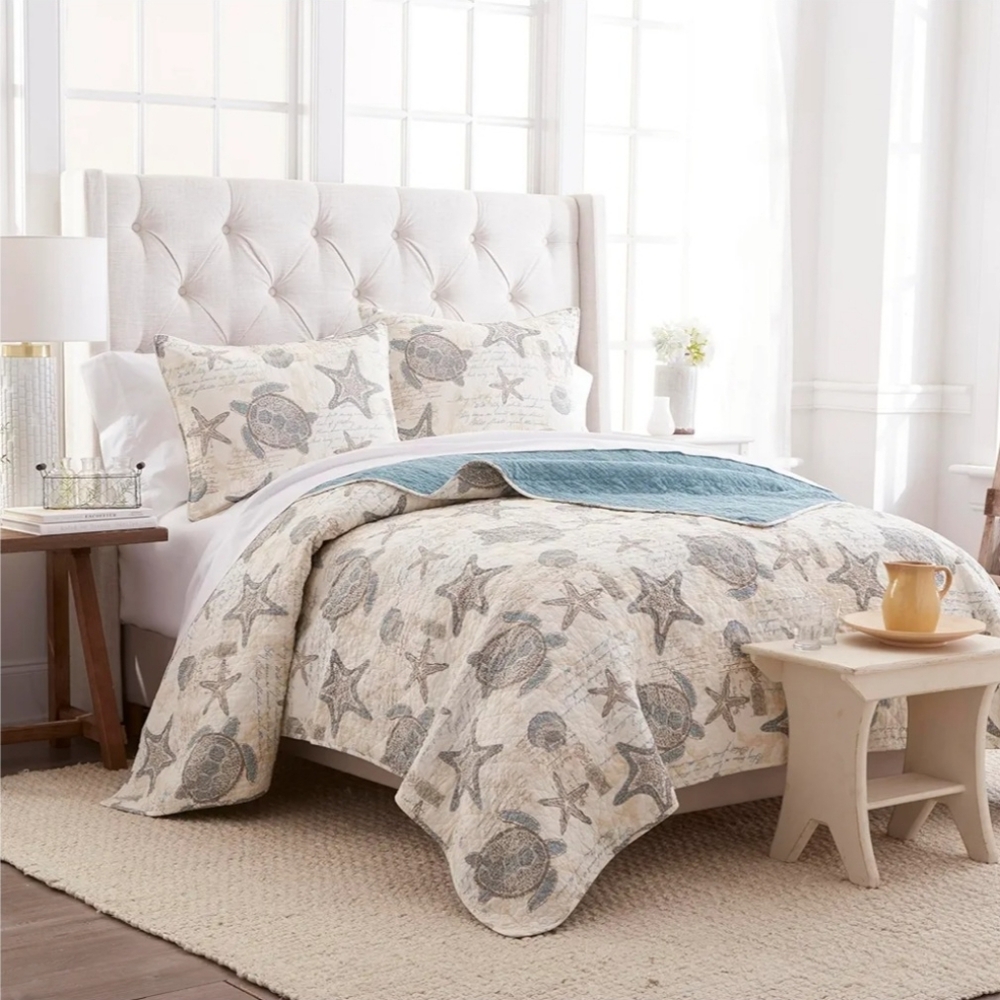 C&F Home 3 pc King sz Amber Sands quilt set lightweight machine washable